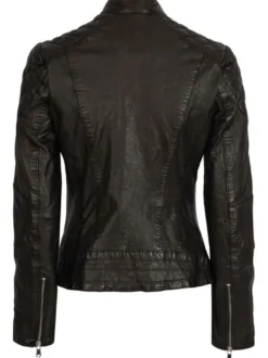 7 eleven Damen Lederjacke - SEJASMINA in schwarz
