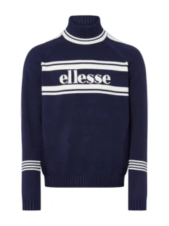 ellesse Herren Stickpullover - Pellini in marine ecru