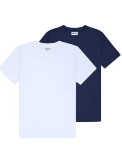 ellesse Herren T-Shirt 2er Pack in blau - Ärmel: kurzarm