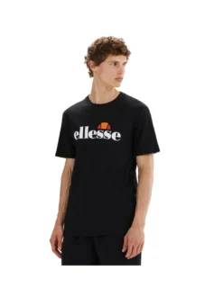 ellesse Herren T-Shirt in schwarz - Ausschnitt: Rundhals