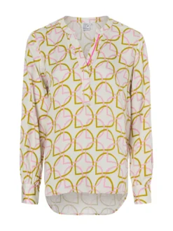 Emily van den Bergh Damen Bluse in beige pink