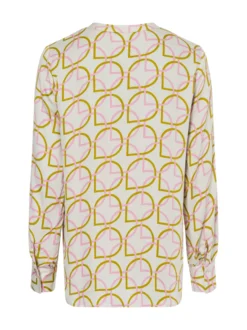 Emily van den Bergh Damen Bluse in beige pink