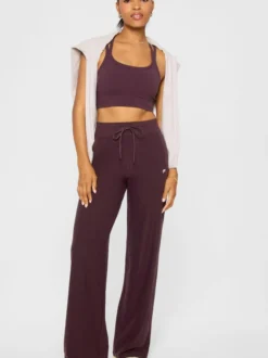 Fabletics Damen Hose in aubergine - Länge: lang