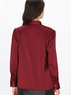 Faina Damen Bluse in bordeaux