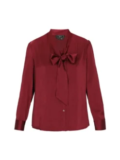 Faina Damen Bluse in bordeaux