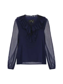 Faina Damen Bluse in schwarz