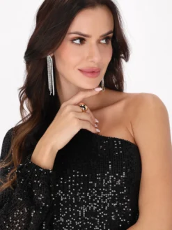 Faina Damen Bluse in schwarz