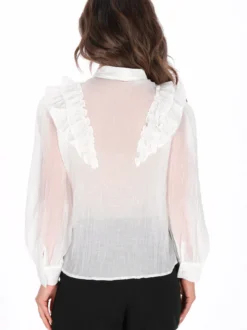 Faina Damen Bluse in weiß