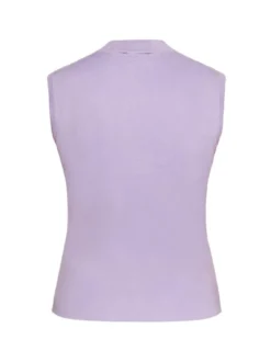 Faina Damen elegantes Oberteil in lila