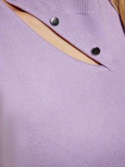 Faina Damen elegantes Oberteil in lila