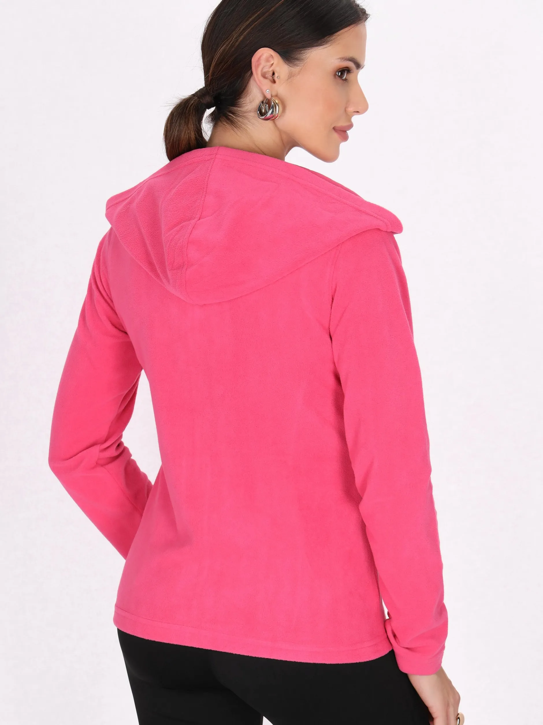 Faina Damen Fleecejacke in pink