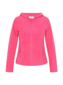 Faina Damen Fleecejacke in pink