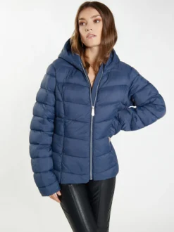 Faina Damen gesteppte Winterjacke in marine