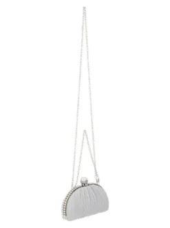 Faina Damen Handtasche in silber