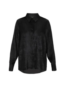 Faina Damen Hemd in schwarz