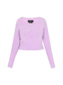Faina Damen Pullover in lila