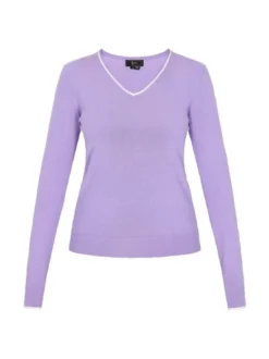 Faina Damen Pullover in purple