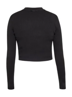 Faina Damen Pullover in schwarz - Ausschnitt: Rundhals