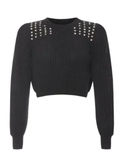 Faina Damen Pullover in schwarz
