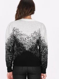 Faina Damen Pullover in schwarz