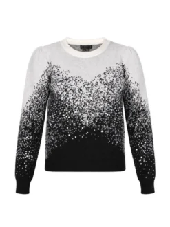 Faina Damen Pullover in schwarz