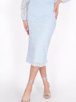 Faina Damen Rock in blau
