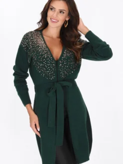 Faina Damen Strickjacke in grün