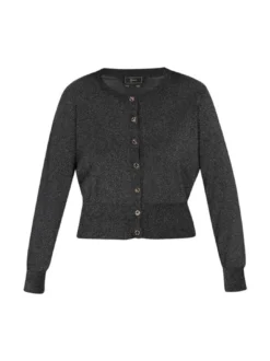 Faina Damen Strickjacke in schwarz