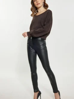 Faina Damen Strickpullover in braun