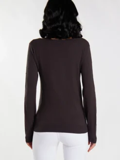 Faina Damen Strickpullover in braun