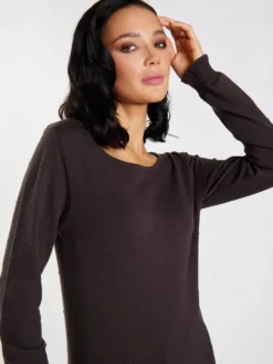 Faina Damen Strickpullover in braun