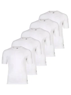 FC Barcelona Herren T-Shirts im 5er-Pack in weiß