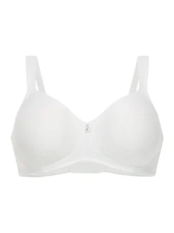 Felina Damen BH ohne Bügel Pure Balance in weiß