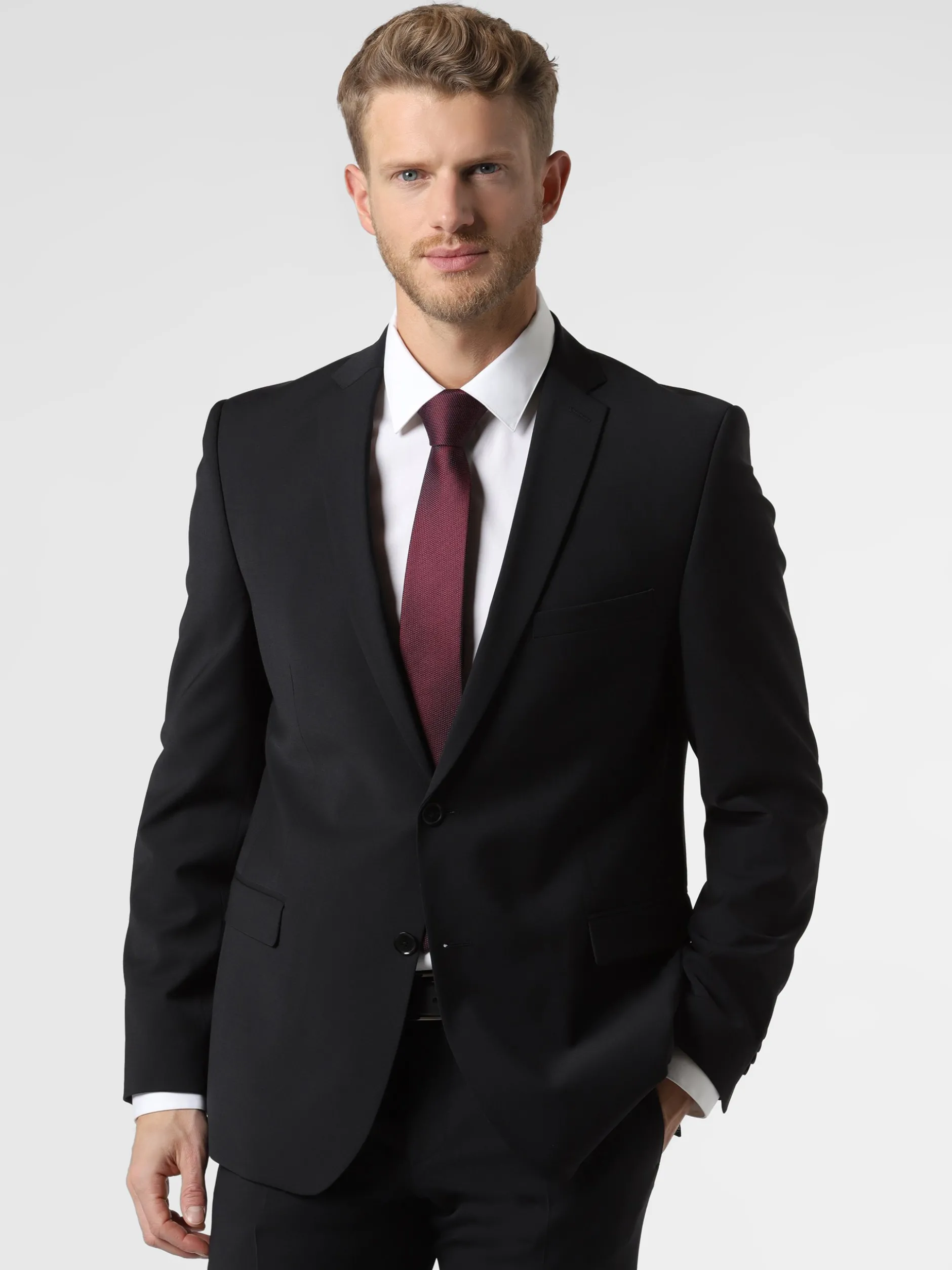 Finshley & Harding Herren Baukasten-Sakko - Steven in schwarz
