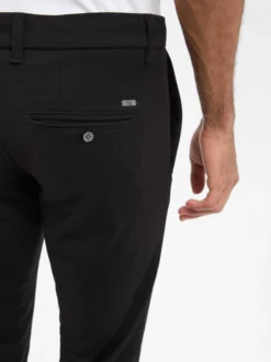 Finshley & Harding Herren Hose - Dylan Slim Fit in schwarz