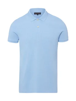 Finshley & Harding Herren Poloshirt in hellblau