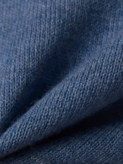 Finshley & Harding Herren Pullover mit Cashmere-Anteil in indigo