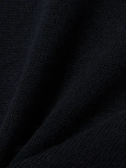 Finshley & Harding Herren Pullover mit Cashmere-Anteil in schwarz