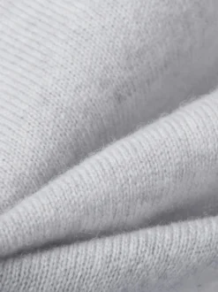 Finshley & Harding Herren Pullover mit Cashmere-Anteil in hellgrau