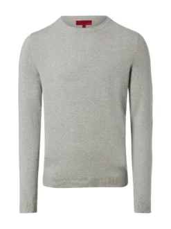 Finshley & Harding Herren Strickpullover in hellgrau