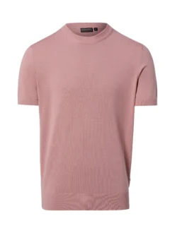 Finshley & Harding Herren Strickshirt in altrosa