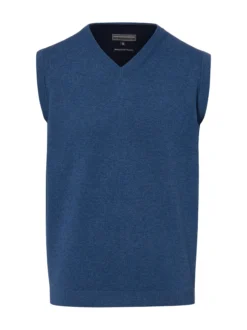 Finshley & Harding Herren Strickpullunder in indigo