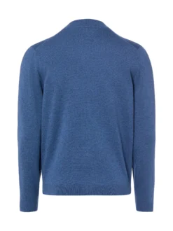 Finshley & Harding Herren Strickjacke mit Cashmere-Anteil in indigo