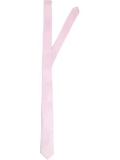 Finshley & Harding London Herren Krawatte und Einstecktuch aus Seide in rosa