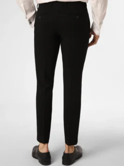 Finshley & Harding London Herren Baukasten-Hose - Hoxdon in schwarz