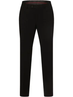 Finshley & Harding London Herren Baukasten-Hose - Hoxdon in schwarz