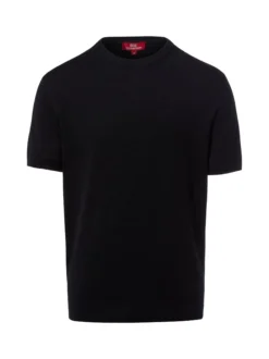 Finshley & Harding London Herren Strick-Shirt in marine