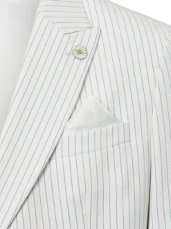Finshley & Harding London Herren Baukasten-Sakko - Berry in ecru blau