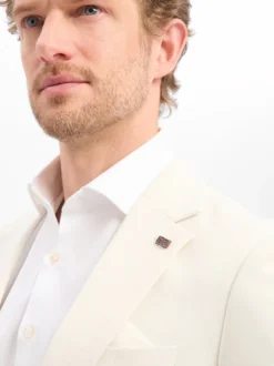 Finshley & Harding London Herren Baukasten-Sakko in ecru