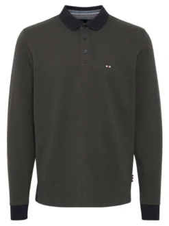 FQ1924 Herren Langarmshirt - FQPeter in anthrazit